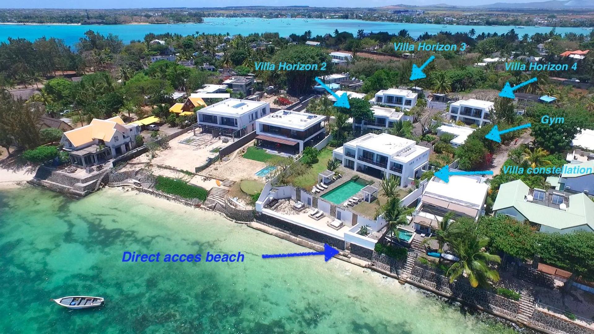 Villa Horizon By Dream Escapes, Beachfront Villa Пуант-о-Канноньер Экстерьер фото